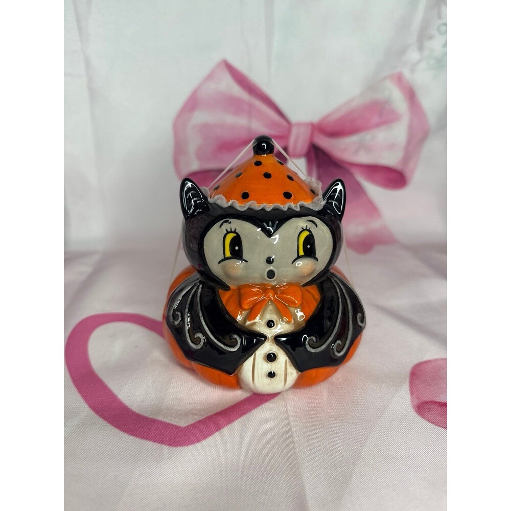 johanna parker halloween bat sugar dish